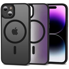 Case APPLE IPHONE 15 Tech-Protect Magmat MagSafe Matte black 9490713936474