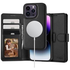 Case APPLE IPHONE 15 PRO Tech-Protect Wallet MagSafe black 9319456603941