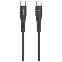 Cable 60W 1m USB-C - USB-C T-Phox Gentle black 6974670442658