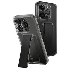 Case APPLE IPHONE 15 PRO UNIQ Heldro Mount with Stand gray 8886463685549