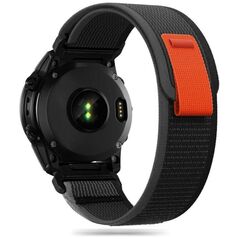 Strap for GARMIN FENIX 5 / 6 / 6 PRO / 7 Tech-Protect Nylon orange - black 9319456606751