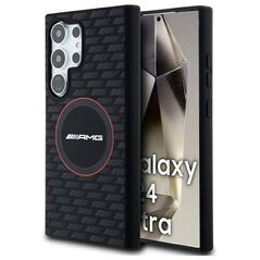 Original Case SAMSUNG GALAXY S24 ULTRA AMG Hardcase Silicone Carbon Pattern (AMHMS24L23SMRK) black 3666339241742