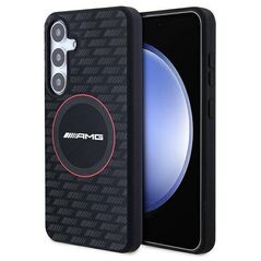 Original Case SAMSUNG GALAXY S24 AMG Hardcase Silicone Carbon Pattern MagSafe (AMHMS24S23SMRK) black 3666339241728