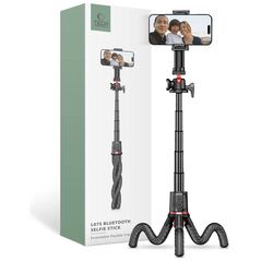 Selfie Stick Tripod Flexible Bluetooth Tech-Protect L07S black 5906203691258