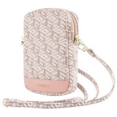 Bag Guess Zip GCube Bottom Stripe (GUWBZPGCSPGP) pink 3666339210670