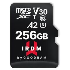 GoodRam memory card IRDM 256GB microSD UHS-I U3 A2 V30 with adapter 5908267961353