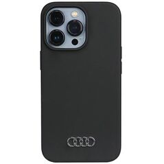 Audi case for iPhone 13 Pro 6,1&quot; AU-LSRIP13P-Q3/D1-BK black hard case Silicone 6955250226455