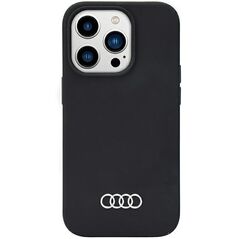 Audi case for iPhone 14 Pro 6,1&quot; AU-LSRIP14P-Q3/D1-BK black hard case Silicone 6955250225274