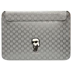 Karl Lagerfeld sleeve KLCS14SAKHPKG 14” silver Sleeve Mono Saffiano Ikonik 3666339170547