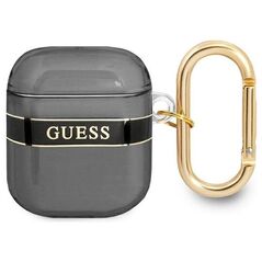 Guess case for AirPods 1 / 2 GUA2HHTSK black Cord 3666339047047