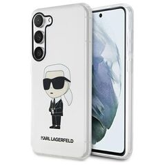 Karl Lagerfeld case for Samsung Galaxy S23 KLHCS23SHNIKTCT transparent HC IML NFT Ikonik 3666339117795