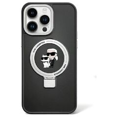 Karl Lagerfeld case for iPhone 13 Pro 6,1&quot; KKLHMP13LHMRSKCK black HC Magsafe Ringstand KC 3666339169053