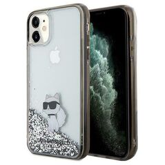 Karl Lagerfeld case fori Phone 11 KLHCN61LKCNSK HC LIQ. GLITTER C TRANSPARENT 3666339164119