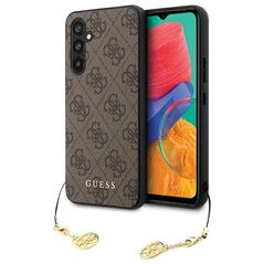 Guess case for Samsung Galaxy S23 FE GUHCS23FEGF4GBR GUESS HC PU 4G CHARM BROWN 3666339218607