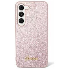 Guess case for S24+ S926 GUHCS24MHGGSHP hardcase Glitter Script pink 3666339241407