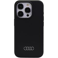 Audi case for iPhone 15 Pro Max 6,7&quot; black Silicone Case 6955250226578