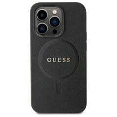 Guess case for iPhone 11 GUHMN61PSAHMCK black HC PU Saffiano Magsafe 3666339155667