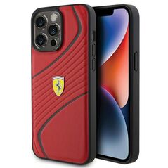 Ferrari case for iPhone 15 Pro Max 6,7&quot; FEHCP15XPTWR red HC PU Twist 3666339170981