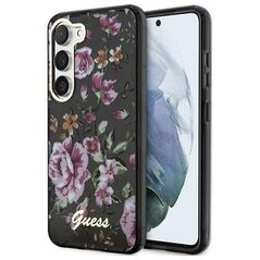 Guess case for Samsung Galaxy S23 Plus GUHCS23MHCFWSK black HC IML Flower 3666339117207
