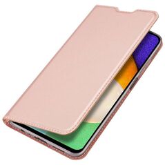 Case SAMSUNG GALAXY A03S with a flip Dux Ducis Skin Leather light pink 6934913049716
