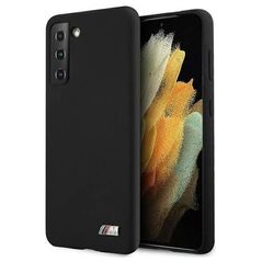 Original Case SAMSUNG GALAXY S21+ BMW Silicone M Collection (BMHCS21MMSILBK) black 3700740497609