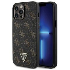 Original Case IPHONE 13 PRO MAX Guess Hardcase 4G Triangle Metal Logo (GUHCP13XPG4GPK) black 3666339225711