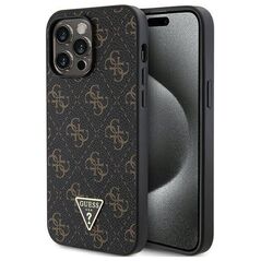 Original Case IPHONE 14 PRO MAX Guess Hardcase 4G Triangle Metal Logo (GUHCP14XPG4GPK) black 3666339225759