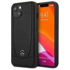 Case IPHONE 14 PLUS Mercedes Leather Urban Line (MEHCP14MARMBK) black 3666339082673