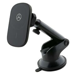 Mercedes MEWCCGSLK 15W induction holder for air vent/glass black/black Silver Stars MagSafe