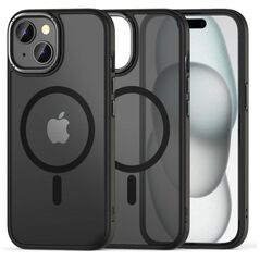 Case APPLE IPHONE 15 Tech-Protect Magmat "2" MagSafe Matte black 5906302307944