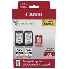 Canon Μελάνι Inkjet PG-575XL/CL-576XL Ph.Value Pack (5437C006) (CANCL-576XLPVP) έως 12 άτοκες Δόσεις
