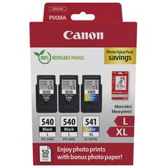 Canon Μελάνι Inkjet PG-540Lx2/CL-541XL Ph.Value Pack (5224B015) (CANCL-541XLPVP) έως 12 άτοκες Δόσεις