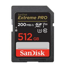 SanDisk Memory card SANDISK EXTREME PRO SDXC 512GB 200/140 MB/s UHS-I U3 (SDSDXXD-512G-GN4IN) 035918  SDSDXXD-512G-GN4IN έως και 12 άτοκες δόσεις 619659188665