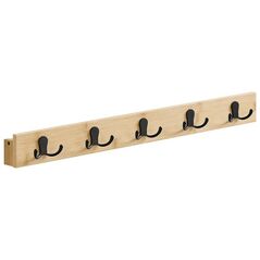 SONGMICS Wall-Mounted Coat Rack with 4 Hooks Natural Beige (LCR005N01) (SNGLCR005N01) έως 12 άτοκες Δόσεις