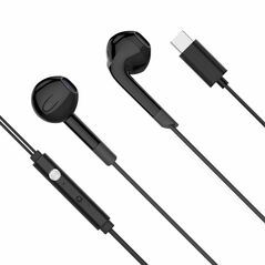 Kruger&Matz Ακουστικά in-ear USB-C με μικρόφωνο Kruger&Matz C2 μαύρα  έως 12 άτοκες Δόσεις KMPC2-B