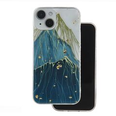 Gold Glam case for iPhone 15 Pro 6,1&quot; Mountain 5907457768529
