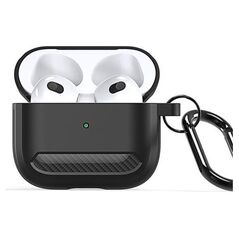 Θήκη TPU Dux Ducis PECB Apple AirPods 3 με Γάντζο Μαύρο 6934913019474 6934913019474 έως και 12 άτοκες δόσεις