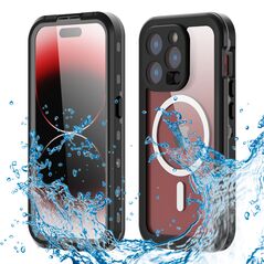 ShellBox Husa pentru iPhone 15 Pro - ShellBox Waterproof IP68 MagSafe Case - Black 5949419119796 έως 12 άτοκες Δόσεις