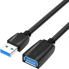 VENTION USB 3.0 Extension Cable 2M Black (VAS-A45-B200) (VENVAS-A45-B200) έως 12 άτοκες Δόσεις