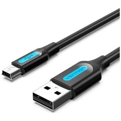 VENTION USB 2.0 A Male to Mini-B Male Cable 3M Black PVC Type (COMBI) (VENCOMBI) έως 12 άτοκες Δόσεις