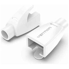 VENTION RJ45 Strain Relief Boots White PVC Type 100-Pack (IODW0-100) (VENIODW0-100) έως 12 άτοκες Δόσεις