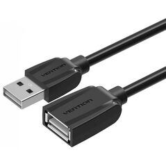 VENTION USB 2.0 Extension Cable 2M Black (VAS-A44-B200) (VENVAS-A44-B200) έως 12 άτοκες Δόσεις