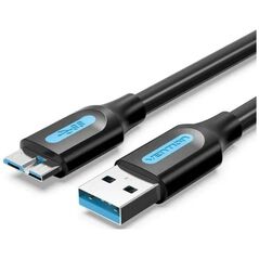 VENTION USB 3.0 A Male to Micro B Male Cable 2M Black PVC Type (COPBH) (VENCOPBH) έως 12 άτοκες Δόσεις