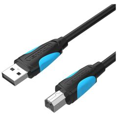 VENTION USB 2.0 A Male to B Male Print Cable with 2*Ferrite Core 8M Black (VAS-A16-B800) (VENVAS-A16-B800) έως 12 άτοκες Δόσεις