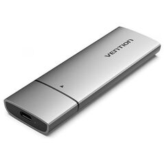 VENTION M.2 NVMe SSD Enclosure (USB 3.1 Gen 2-C) Gray Aluminum Alloy Type (KPGH0) (VENKPGH0) έως 12 άτοκες Δόσεις