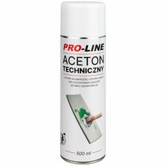 Technical acetone 100% spray PRO-LINE spray 500ml