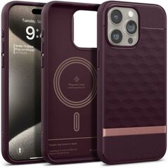Caseology Parallax Mag case with MagSafe for iPhone 15 Pro Max - burgundy