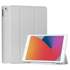 Techsuit Husa pentru Samsung Galaxy Tab S7 FE - Techsuit Flex Trifold - Gray 5949419096882 έως 12 άτοκες Δόσεις
