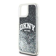 Original Case IPHONE 12 / 12 PRO DKNY Hardcase Liquid Glitter Big Logo (DKHCP12MLBNAEK) black 3666339270667