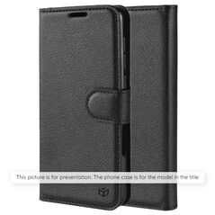 Techsuit Husa pentru Motorola Moto G54 - Techsuit Leather Folio - Black 5949419125704 έως 12 άτοκες Δόσεις